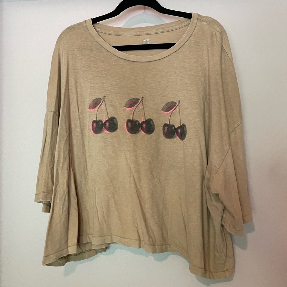 Aerie cropped tee